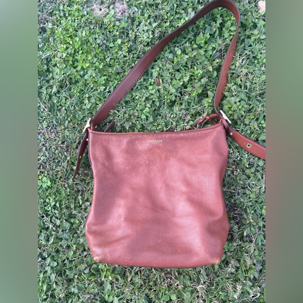 Vintage crossbody/ shoulder Brown bag